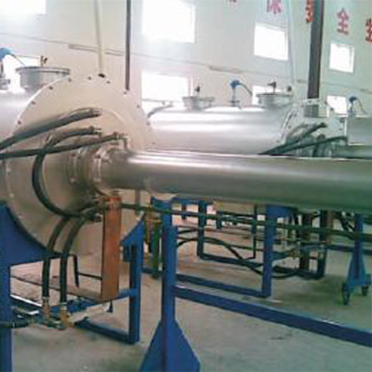 Horno de empuje de botes de grafito