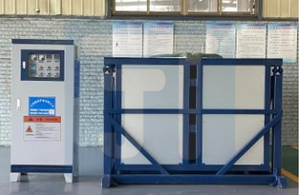 Horno de fusión de aluminio digital inclinable hidráulico y ahorrador de energía 